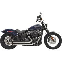 Pro-Street Exhaust System — 2-into-2 system, 63.5 mm (2-1/2") muffler, Chrome