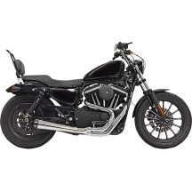 Road Rage 2:1 Exhaust System — 1-3/4" headpipes, mid controls only, Chrome
