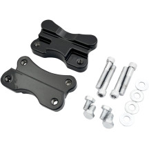 Adaptadores de guardabarros a horquilla para ruedas de 21" — 21", delantero, negro, par