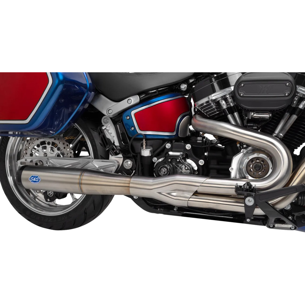 Sistema de escape Superstreet 2-into-1 — acero inoxidable