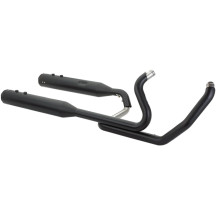 El Dorado Dual Exhaust System — 4-1/2\" mufflers, black end caps