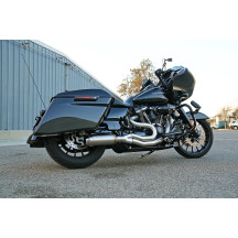 Sistema de escape Super Bike de longitud media 2-en-1