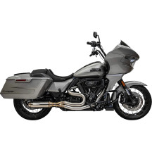 Sistema de escape Super Bike de longitud media 2-en-1