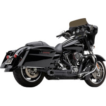 Turn Out Sistema de escape 2-1 — silenciador 4", Negro