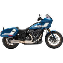 2-into-1 Stainless Exhaust System with 4" Super Bike Muffler
