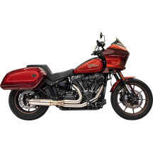 2-into-1 Stainless Exhaust System with 4" Super Bike Muffler