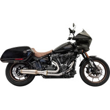 2-into-1 Stainless Exhaust System with 4" Super Bike Muffler