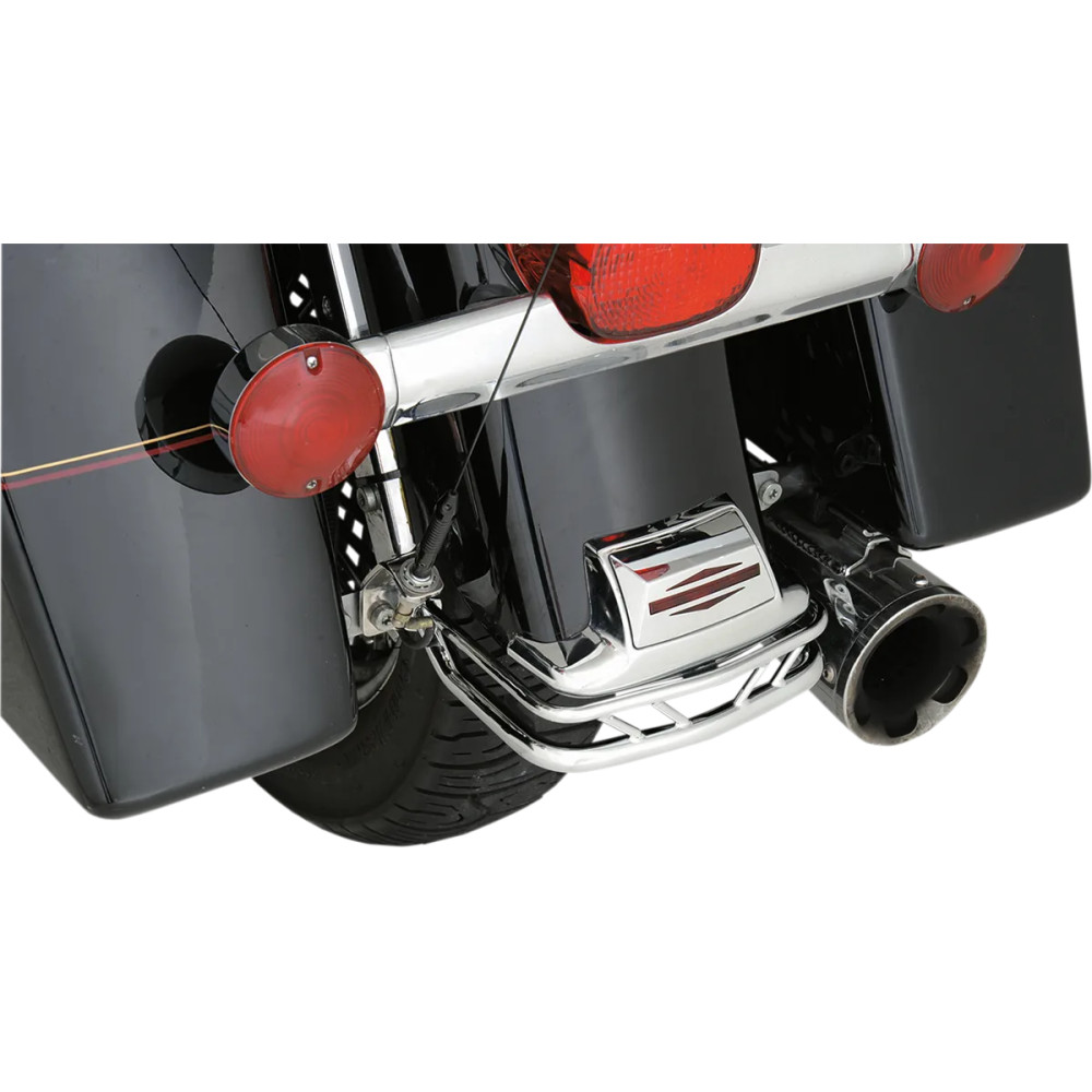 Fender Rail — Chrome, Rear