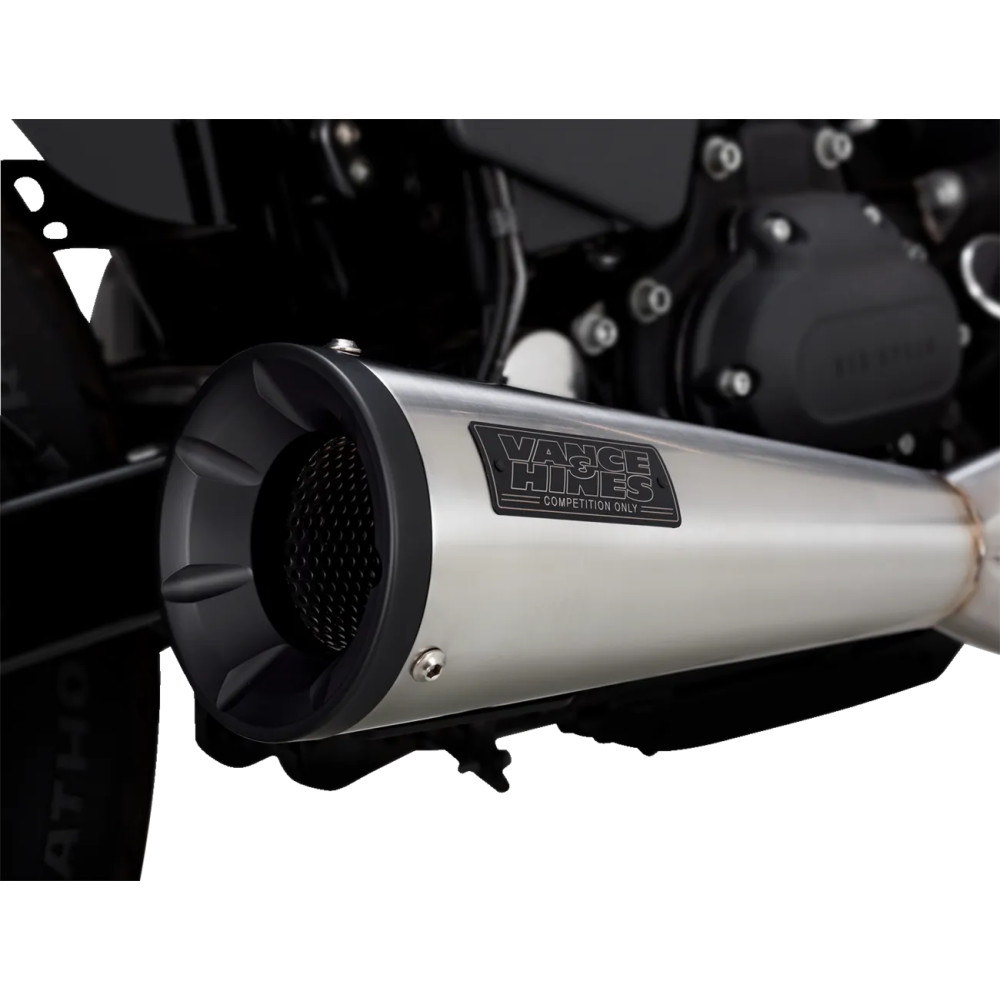 Sistema de escape 2 en 1 Upsweep — Cepillado, acero inoxidable 304
