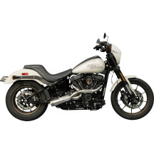 2-into-1 Big Sexy Exhaust System — 2-into-1, Stainless Steel, Silver