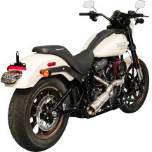 2-into-1 Big Sexy Exhaust System — 2-into-1, Stainless Steel, Silver