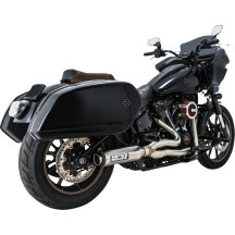 Sistema de escape 2 en 1 Supersport — silenciador 10 cm (4"), acabado cepillado, 49 State