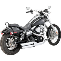 Silenciadores Slip-On Twin Slash Redondos de 3"