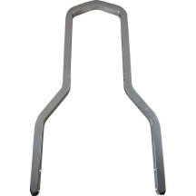 Sissy Bar cuadrado — 25,8 cm (10,14") de alto, 22,23 cm (8-3/4") de ancho, Cromado