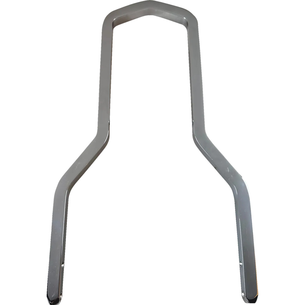 Sissy Bar cuadrado — 25,8 cm (10,14") de alto, 22,23 cm (8-3/4") de ancho, Cromado