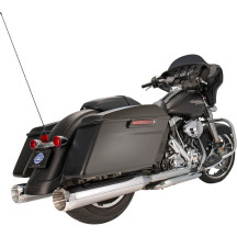 4-1/2" MK45 Performance Mufflers — Slip-On, Pair, Chrome end caps