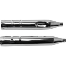 Silenciadores de alto rendimiento MK45 de 4-1/2" — 4-1/2" diámetro exterior, Slip-On, par, acabado cromado