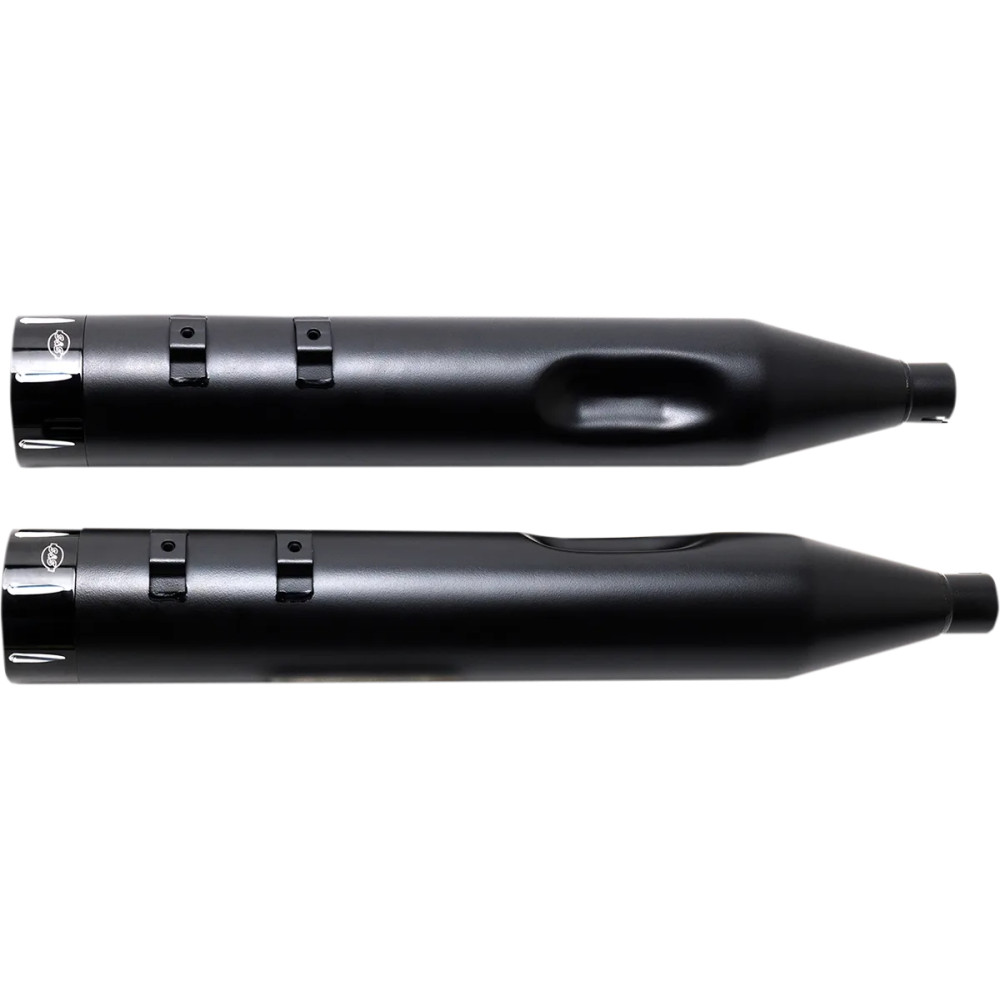 Silenciadores de alto rendimiento MK45 4-1/2" — acabado cerámico negro, slip-on