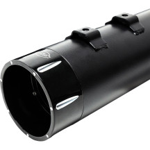 Silenciadores de alto rendimiento MK45 4-1/2" — acabado cerámico negro, slip-on