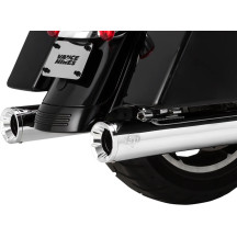 Eliminator 400 Slip-On Mufflers — 4 in (10 cm), Chrome
