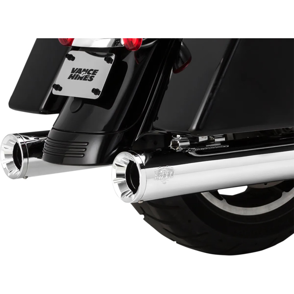 Eliminator 400 Slip-On Mufflers — 4 in (10 cm), Chrome