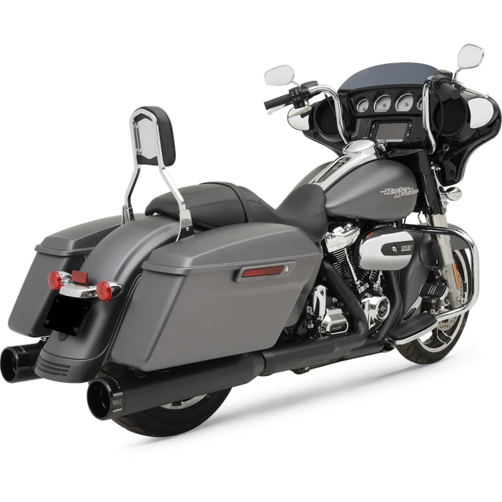 4-1/2" HP-Plus® Slip-On Mufflers — negro satín