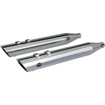Silenciadores Slash Cut Slip-On — 4" diámetro exterior, cromo