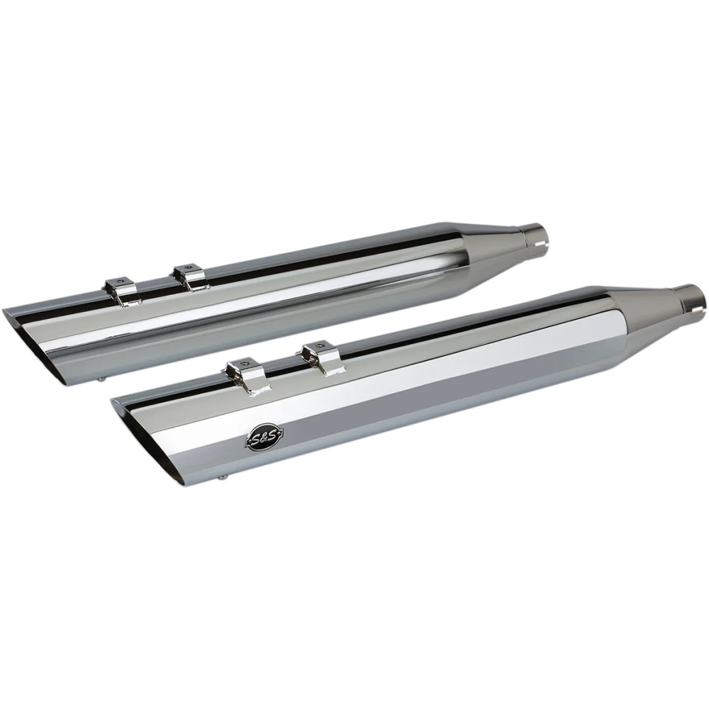 Silenciadores Slash Cut Slip-On — 4" diámetro exterior, cromo