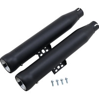 Neighbor Hater Silenciadores Slip-On — 3" (76,2 mm), para Milwaukee‑Eight, Negro, Par