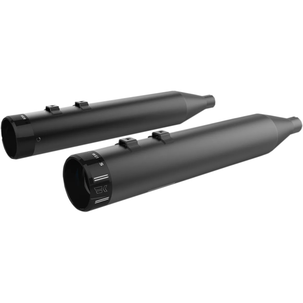 4-1/2" HP-Plus® Slip-On Mufflers — 4.5" OD, black