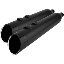 Silenciadores Slip-On HP-Plus® de 4-1/2" — 4-1/2" (11.5 cm) diámetro ext., negro satinado, par