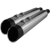 Silenciadores HP-Plus® Slip-On de 4-1/2" — 11,5 cm (4-1/2"), cromado, par
