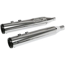 GNX Slip-On Mufflers — 4.5" (11.5 cm), Tuxedo Black end cap