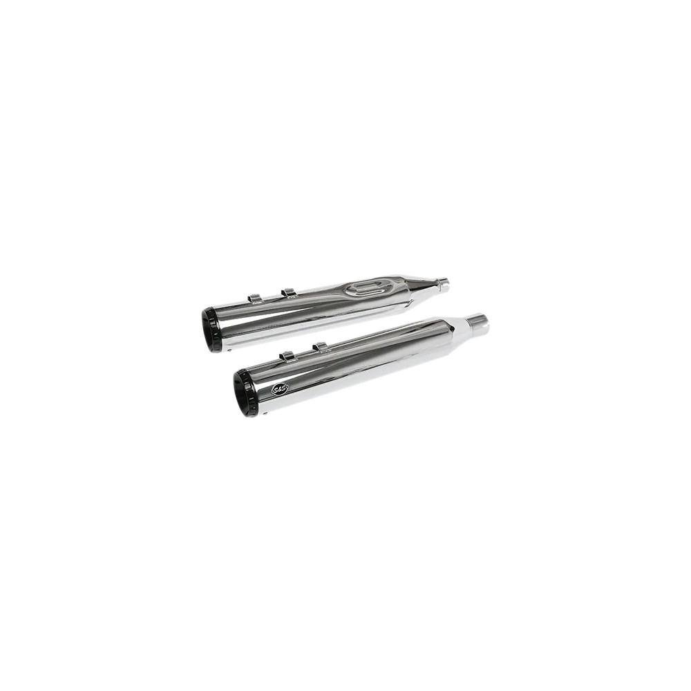 GNX Slip-On Mufflers — 4.5" (11.5 cm), Tuxedo Black end cap GNX Slip-On Mufflers — 4.5" (11.5 cm), Tuxedo Black end cap