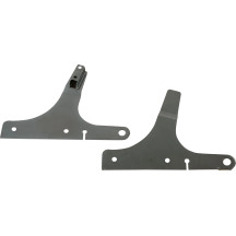 Placas laterales para Sissy Bar — Cromo, Par