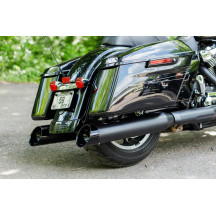 4-1/2" MK45 Cutlass Performance Mufflers — 4-1/2" OD, 34" length, Black
