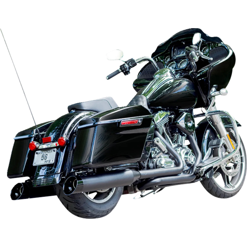 4-1/2" MK45 Cutlass Performance Mufflers — 4.5" OD, 34" length, Black