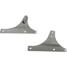 Placas laterales para Sissy Bar — Cromo, Par