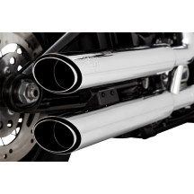 Silenciadores Twin Slash Slip-On de 3"