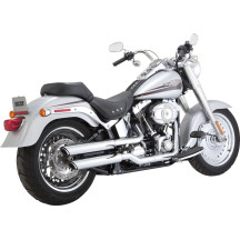 Silenciadores Twin Slash Slip-On de 3" — montaje derecho, par, cromo