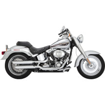 Silenciadores Twin Slash Slip-On de 3" — montaje derecho, par, cromo
