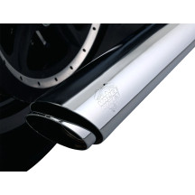 Silenciadores Slip-On Twin Slash de 3" — 3" (76,2 mm) diámetro exterior, par