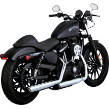 Silenciadores Slip-On Twin Slash de 3" — 3" (76,2 mm) diámetro exterior, par