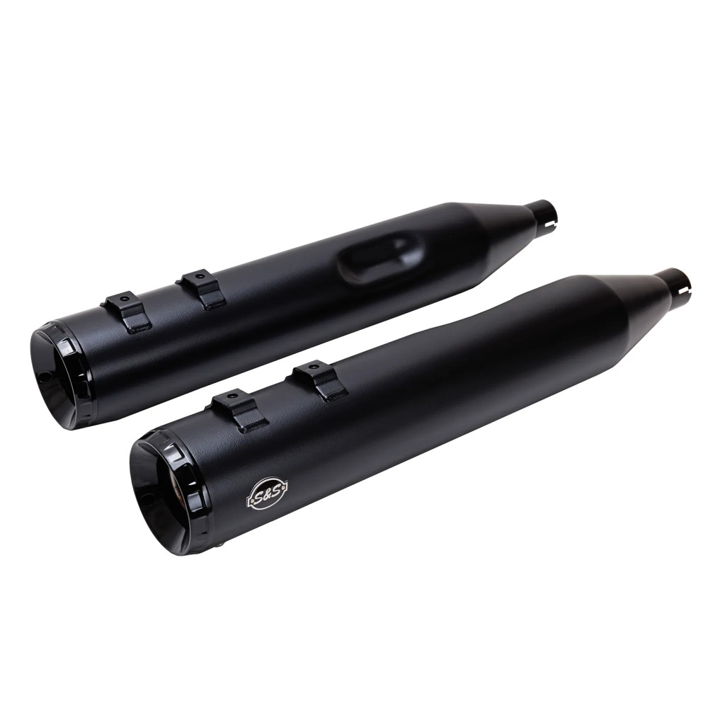 Silenciadores GNX Slip-On de 4-1/2" — diámetro exterior 4-1/2", negro Guardian