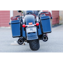 Silenciadores GNX Slip-On de 4-1/2" — diámetro exterior 4-1/2", negro Guardian