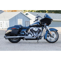 4-1/2\" GNX Slip-On Mufflers — Tuxedo black end caps, chrome finish