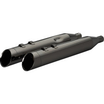 Silenciadores HP-Plus® Slip-On de 4-1/2" con punta Edge — diámetro exterior 4-1/2", acabado Eclipse negro