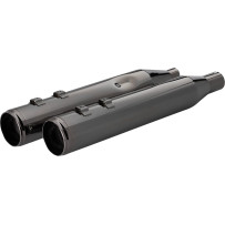 Silenciadores Slip-On HP-Plus® de 4-1/2" con punta Race — 4-1/2" diámetro exterior, acabado Eclipse, Par