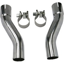 Kit adaptador de silenciador — Cromo, compatible con H-D FL Trike 09-16