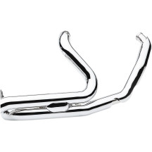 Pro Chamber Headpipes — Fits Milwaukee Eight, 2-Into-2 system, Chrome